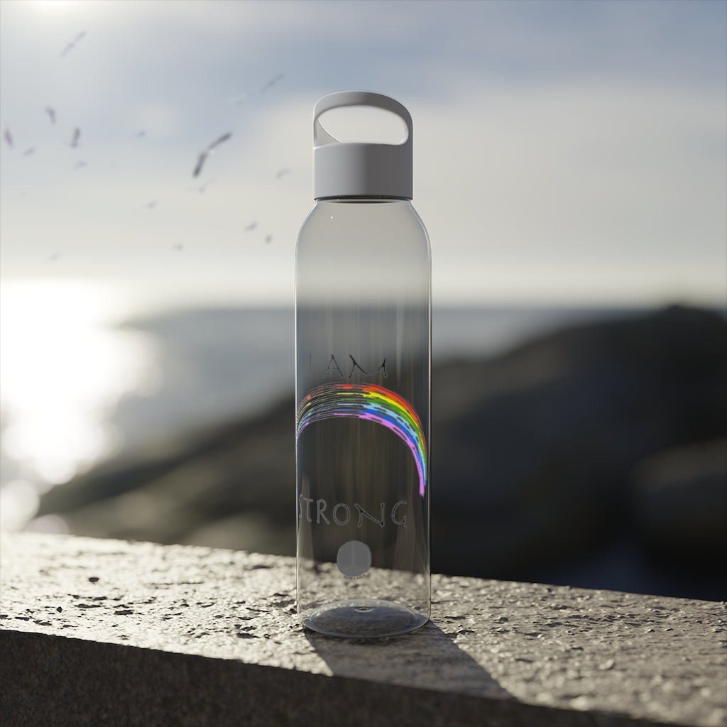 Rainbow Affirmation Collection Water bottle - I am Strong